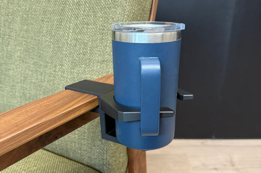 Encore Cupholder with a Yeti mug in it