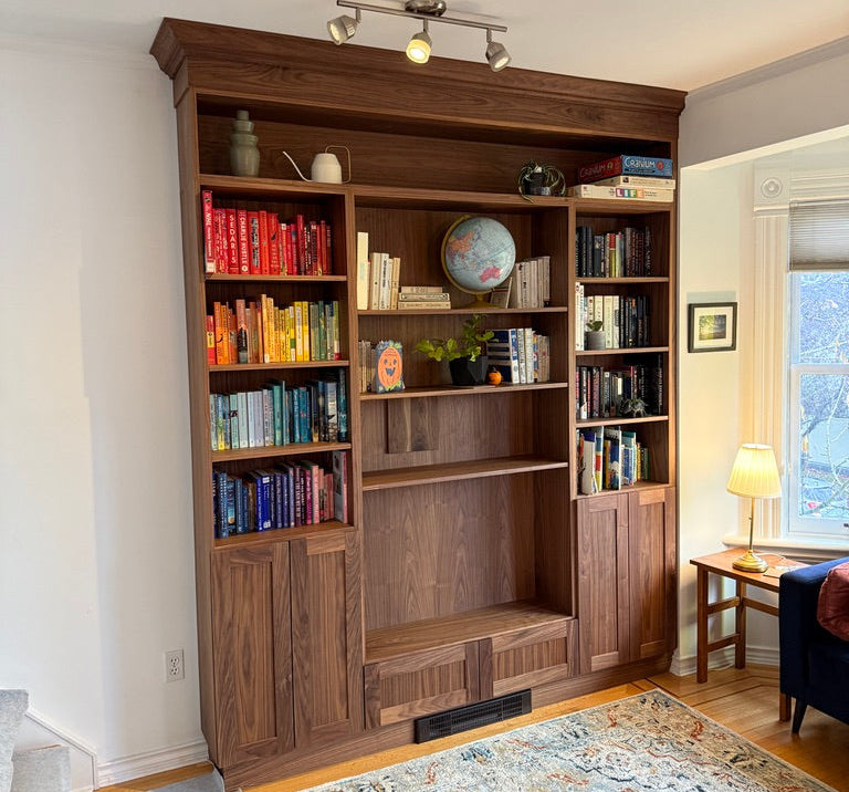 Walnut Bookcase
